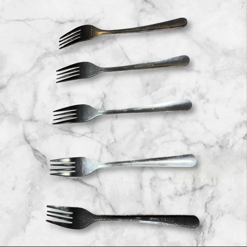 VTG 70s 80s Sysco Stainless Steel Flatware (11 Pcs) Cutlery Forks‎ Replacements